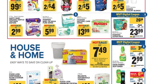 Food Lion P&G MVP Digital Coupons Feature